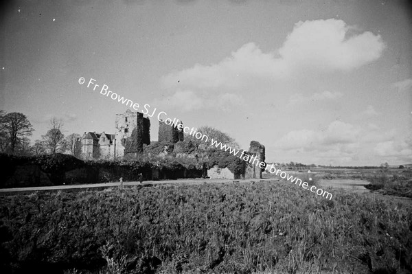 CARRICK CASTLE FROM SOUTH WEST BANK OF RIVER